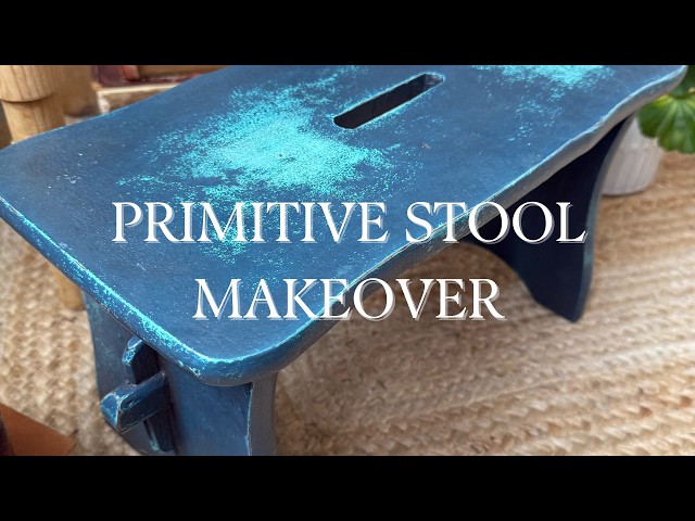 How to paint a layered distressed finish on rustic furniture