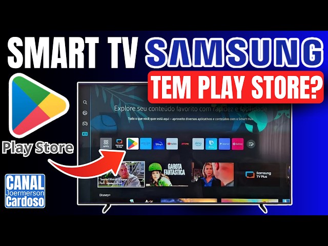 SMART TV SAMSUNG TEM PLAY STORE? (Como Baixar Apps!)