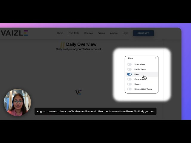 How to Analyze Any TikTok Page for Free | Vaizle TikTok Page Analytics
