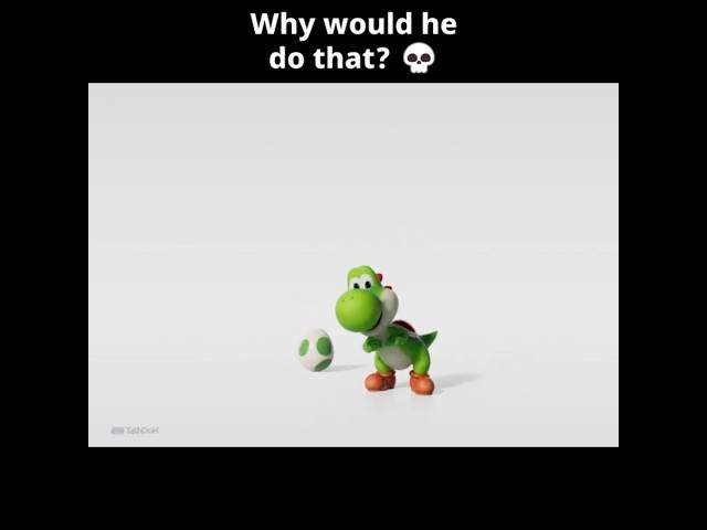 Yoshi EATS you 💀 #mario #mariomovie