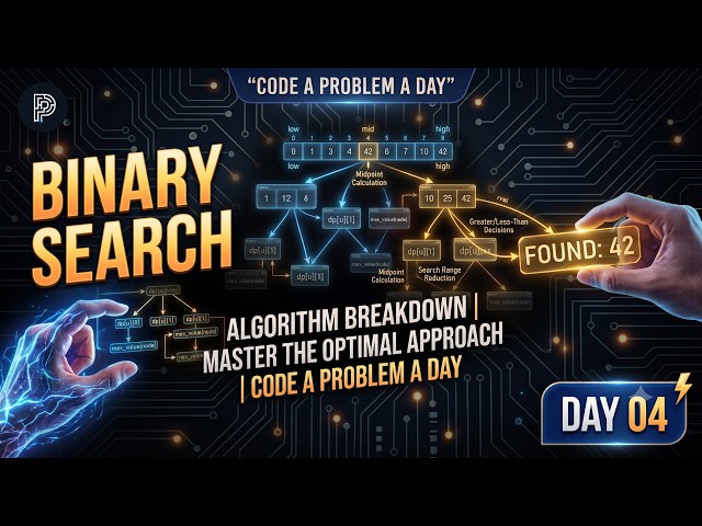 Binary Search | Day 04 | Code A Problem A Day | C++ | Java | DSA | Placements