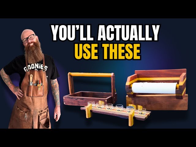 4 Surprisingly Useful Small Woodworking Projects that are Beginner Friendly - One Day Builds