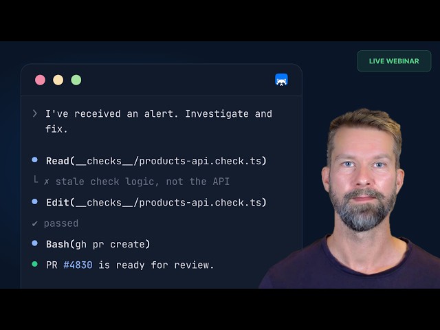 Monitoring as Code Meets AI: Agents That Detect, Investigate, and Fix Your Outages