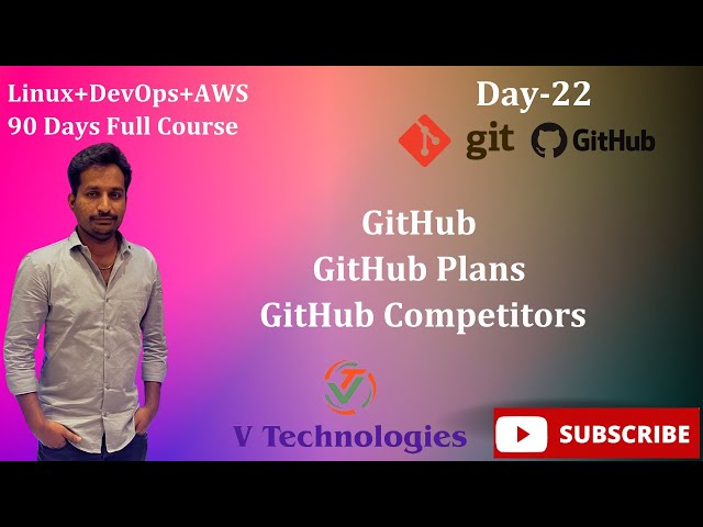 Day_22 || AWS DevOps 90 Days course || Git | GitHub | NagiReddy || VTechnologies