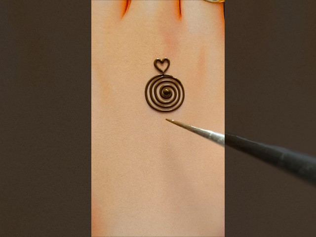 🔥letest 1mint Trick mehndi design ✨ simple and easy mehndi design🔥 simple design ✨ simple back hand