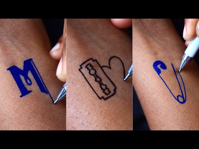 Pen on Skin: Creative Concepts 📝🔥