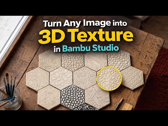 Turn Any Image into 3D Texture in Bambu Studio