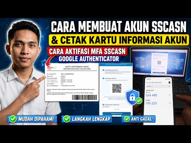 Cara Membuat Akun SSCASN untuk Pendaftaran Sekolah Kedinasan 2026 pada Link PENDAFTARAN CPNS 2026
