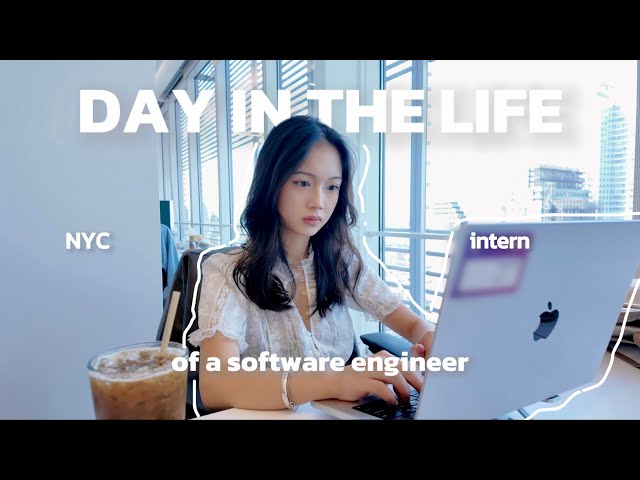 Life as a Software Engineer Intern in New York City💻 | Realistic 9-5 Office Day, Coding & What I Eat