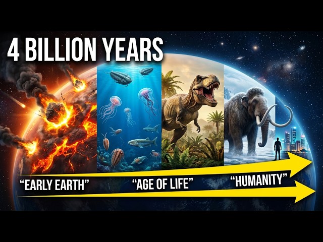 4 Billion Years of  Life's Evolution in 15 Minutes | Prehistoric Documentary