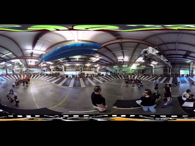 Deadly Rivals Roller Derby Push Cart Race