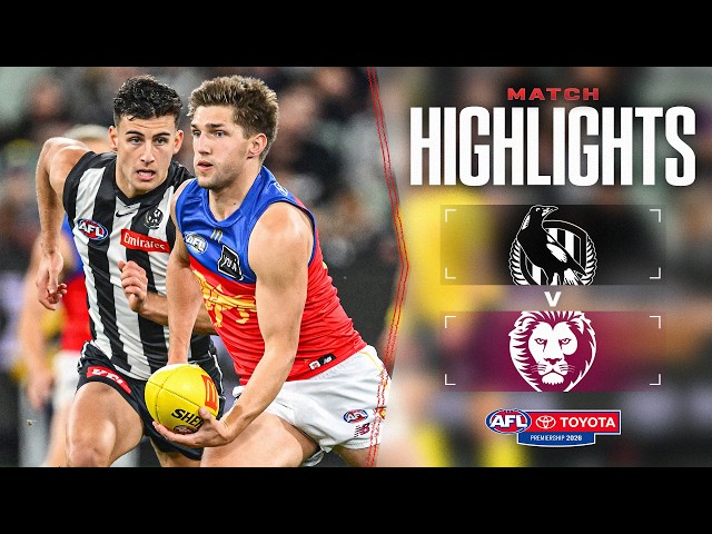Collingwood v Brisbane Lions Highlights | Round 24, 2026 | AFL