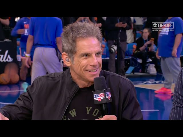 Ben Stiller, superfan de los Knicks, habla sobre el cuarto partido de las Finales de la NBA entre...