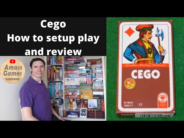 Cómo configurar, jugar y reseñar Cego de *AmassGames* Juego de cartas tradicional alemán Zego Cec...