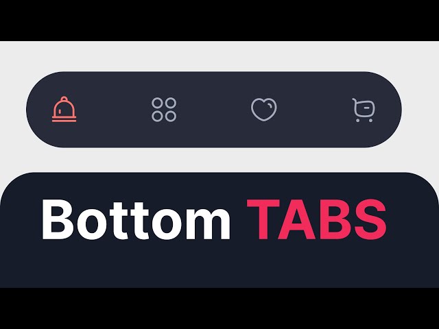 Bottom Tabs Navigator - React Native Tutorial