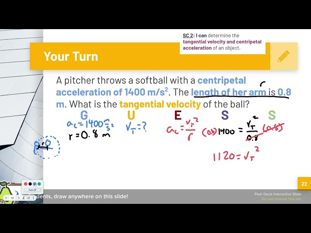 Centripetal Math Practice