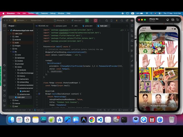 AI Pokémon Card Scanner Flutter App | Trading Card Identifier & Collection Tracker