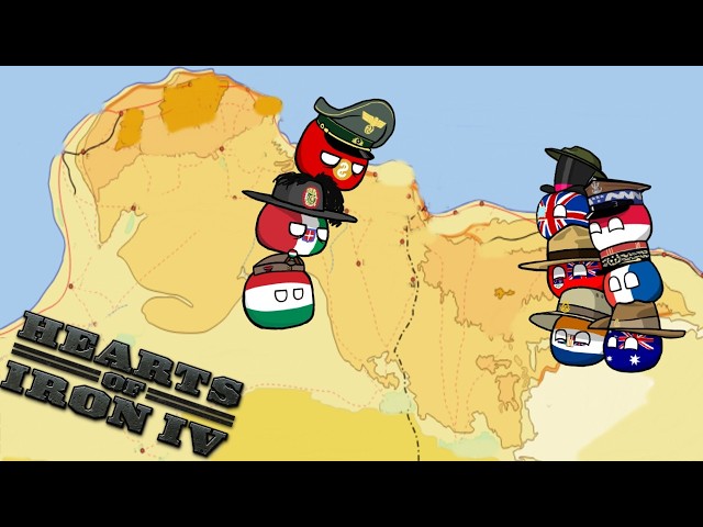 The El-Alamein Meatgrinder - Hoi4 MP In A Nutshell