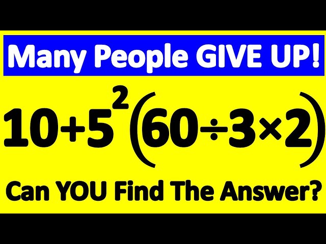 These 4 Math Challenges Look Super Easy... But 99% of People Fail! 😯🔥