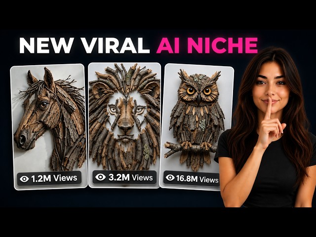 Make Viral  Wooden Animal Videos With AI ( Easy Tutorial )