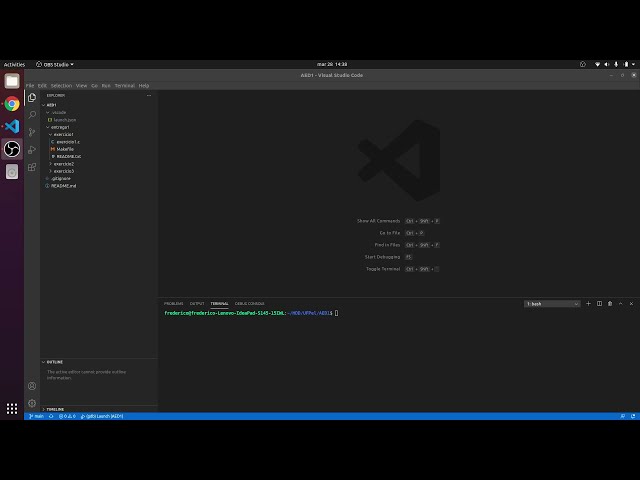 Demonstração de Debug em C com VSCode
