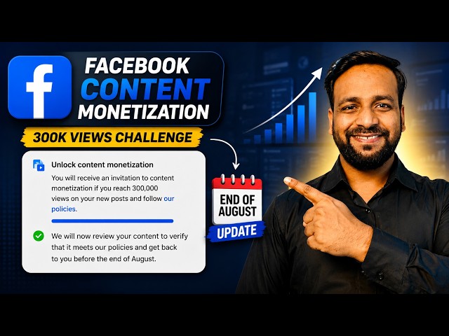Facebook Content Monetization Update After Completing 300K Views Challenge
