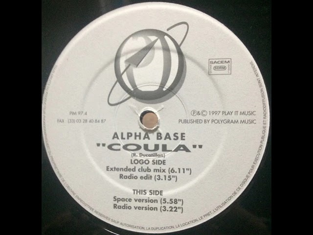 Alpha Base - Coula (Extended Club Mix)(1997)
