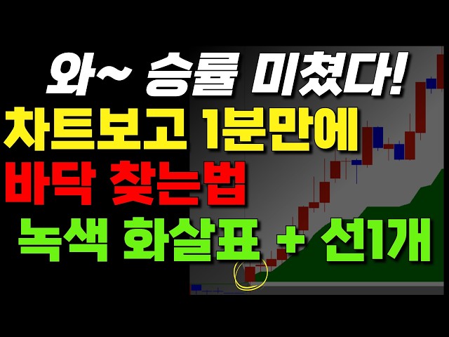 단타매매를 못하는 주린이도 '이 방법' 똑같이 따라해서 한달만에 5억 번 고수가 알려준 '녹색선 신호수식'