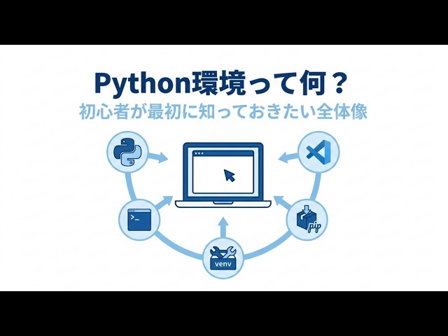 Python環境って何？初心者が最初に知っておきたい5つの役割