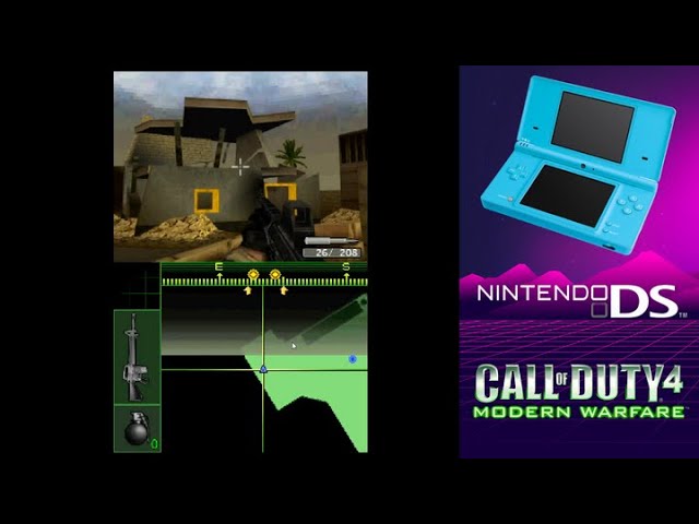Call of Duty 4 Modern Warfare (2007) Nintendo DS Gameplay