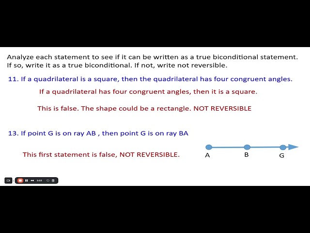 Understanding Biconditional Statements in Geometry 📐
