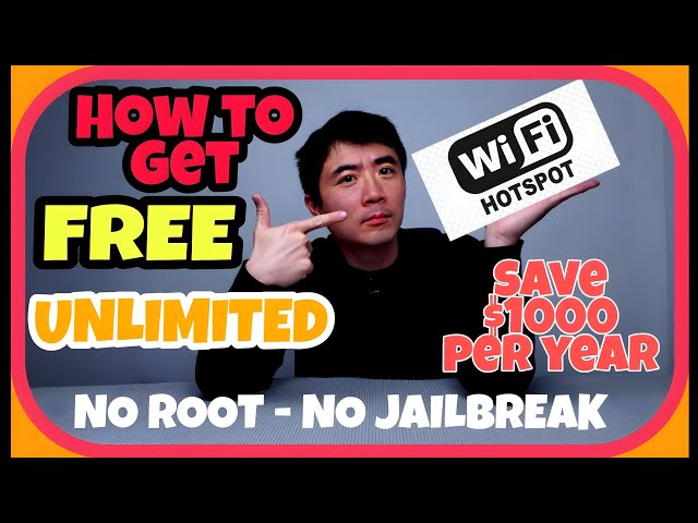 How to get Free Unlimited Wifi Hotspot from your mobile data plan save $1000s per year Netshare app