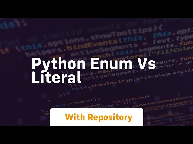 python enum vs literal