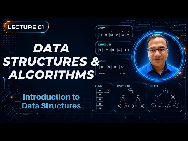 Introduction to Data Structures | Data Structures & Algorithms | Lecture 01 | Urdu/Hindi