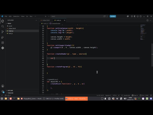 webgl floppyBird
