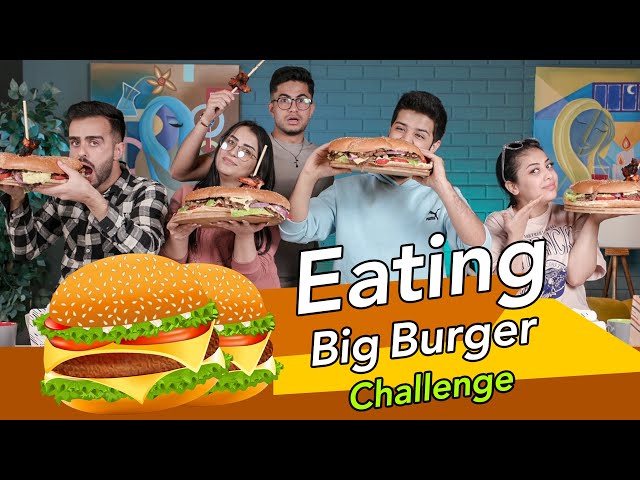 Eating Super Big Burger Challenge | ShowBox | چاڵێنجی خواردنی بەرگەری گەورە