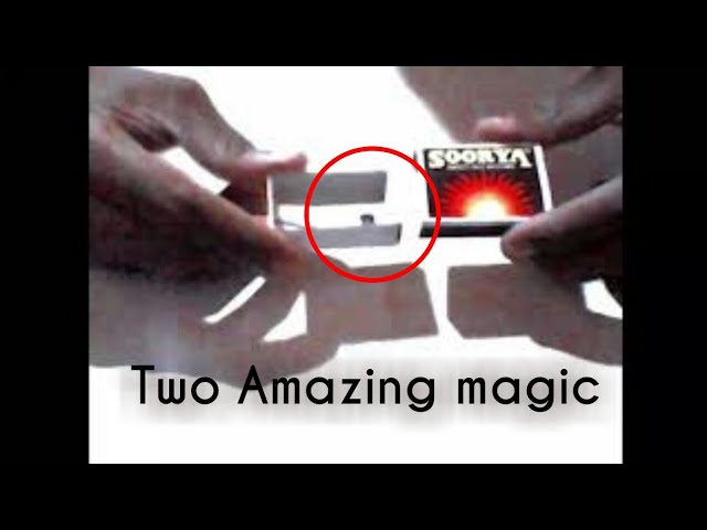 Two amazing magic tricks