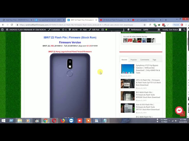 IBRIT Z2 Flash File | Firmware & Flash Tools Android 8.1 Official Care Stock Rom Download