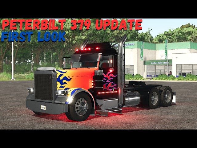 EARLY LOOK PETERBILT 379 MASSIVE UPDATE BY SLEUTJES MODDING | Farming Simulator 25