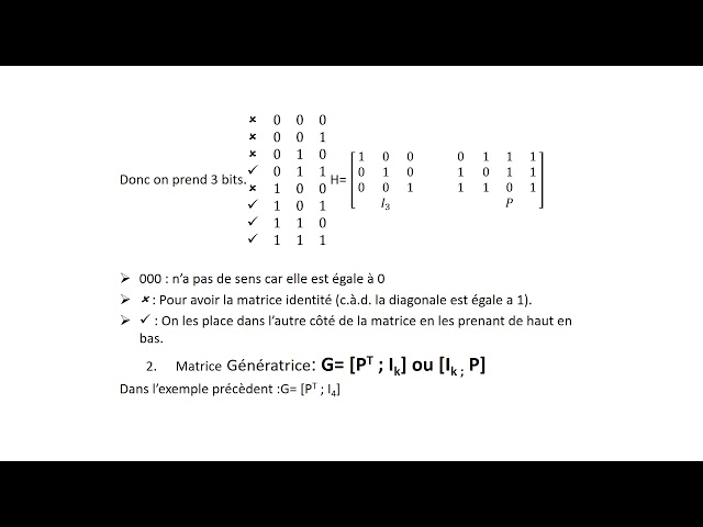 Codes En Blocs Linaires Slide 4