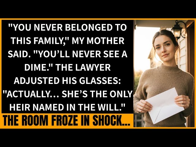 At the Will Reading, My Parents Called Me 'Ungrateful'—Then the Lawyer Shocked Everyone