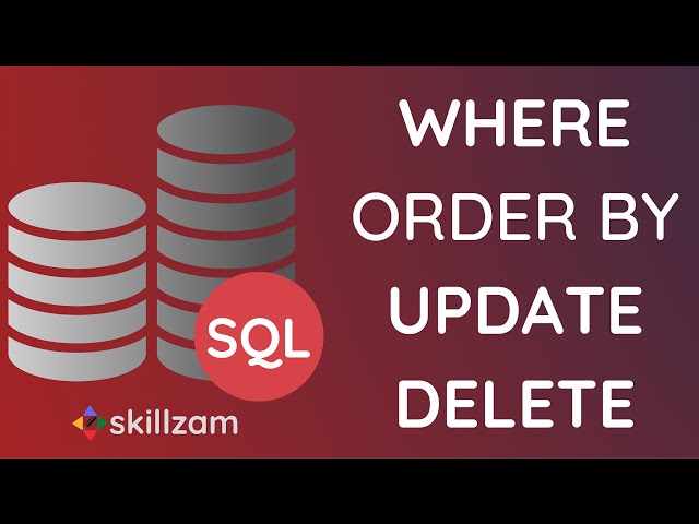 05 SQL - DISTINCT - COUNT - WHERE - BETWEEN, LIKE, IN - ORDER BY - IS, NOT, NULL - UPDATE - DELETE