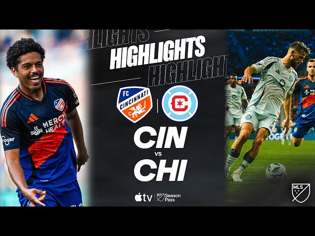 FC Cincinnati vs. Chicago Fire FC | Full Match Highlights | The Denkey and Evander Show!