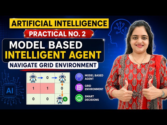 AI Practical 2: Model Based Intelligent Agent | Navigate Grid Using Python