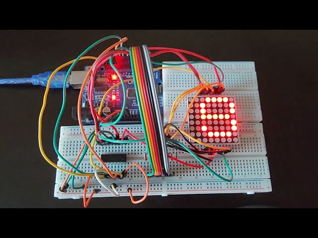 LED Matrix Display Shows Numbers 0–9 with Arduino Uno | Arduino Tutorials