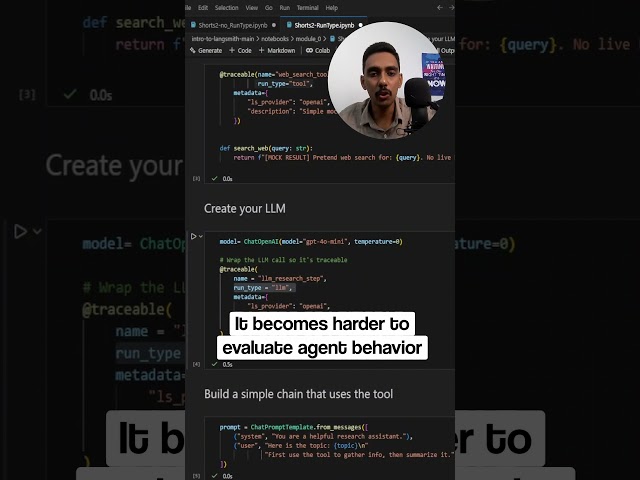 Why run type Matters in LangSmith With Code Demo