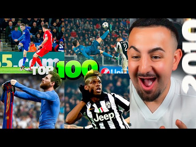 PAPI GAVI REACTS to "THE 100 BEST GOALS of THE 2010s"