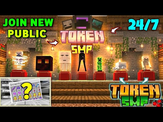 ⚡ Best Free Cracked Public token SMP Minecraft 1.21 | 24/7 Online | Java + PE | Free To Join 🚀