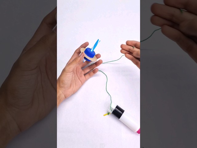 Homemade Beyblade With Launcher