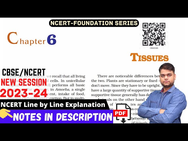 Tissues: Class 9 Science Chapter 6 [Full Chapter]